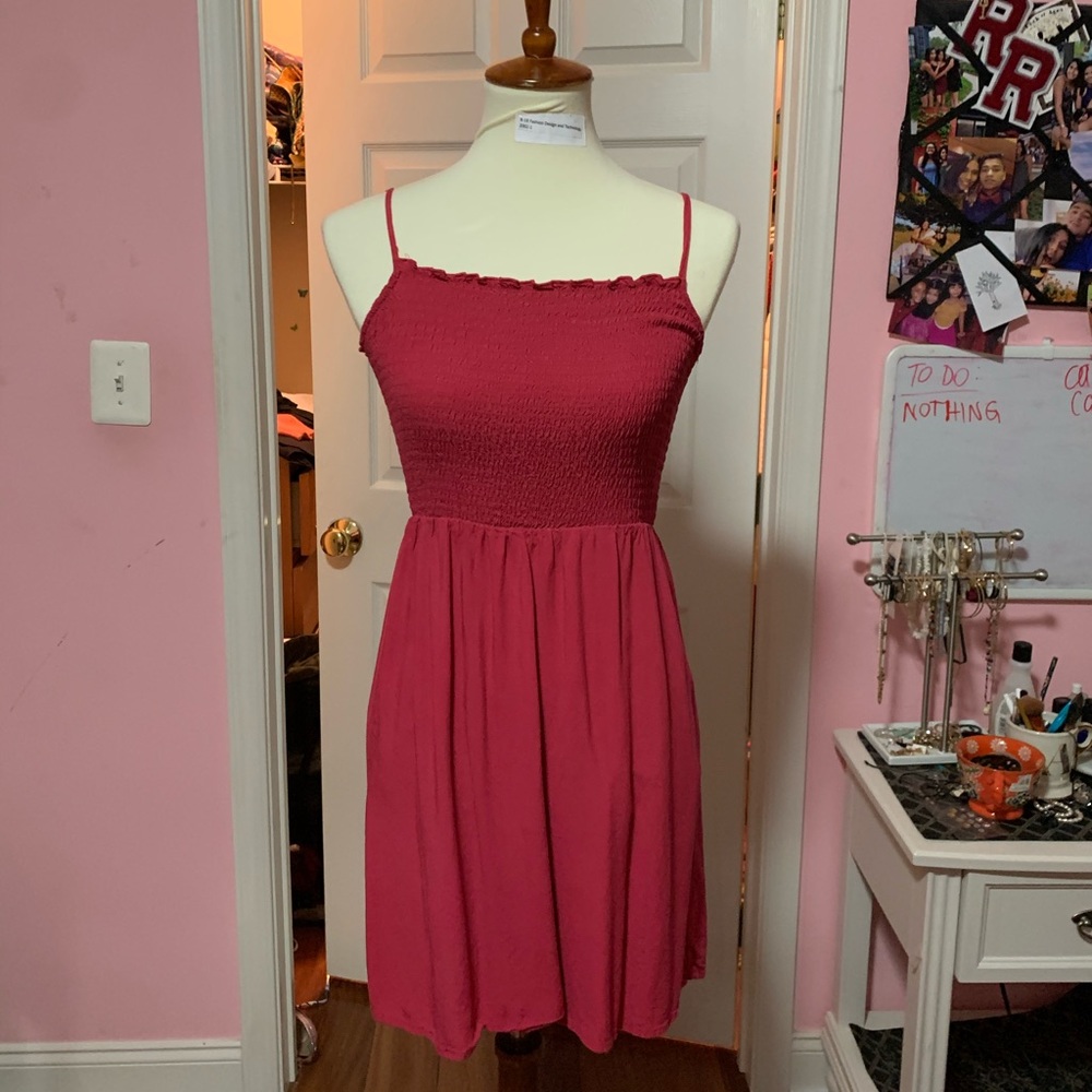Pink summer dress